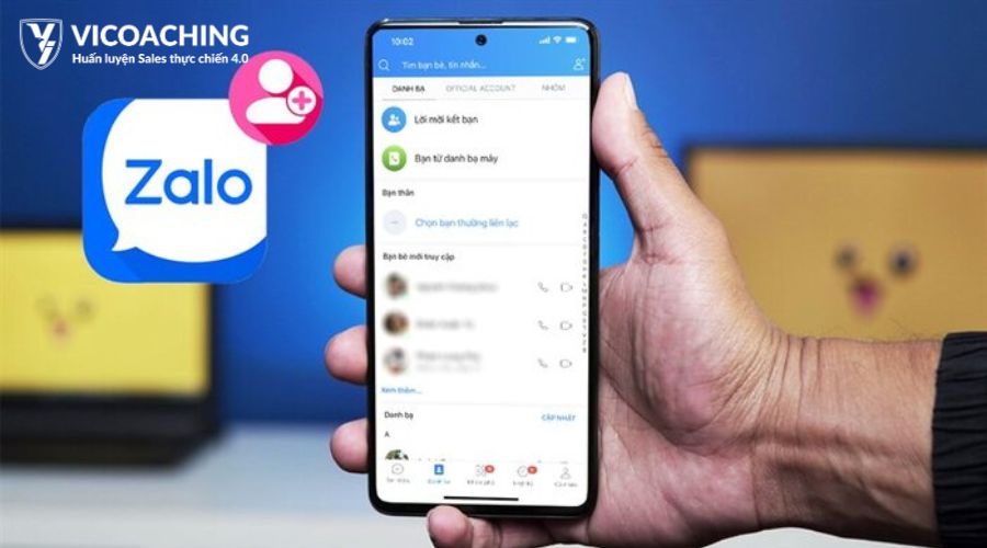 tìm kiếm khách hàng trên zalo