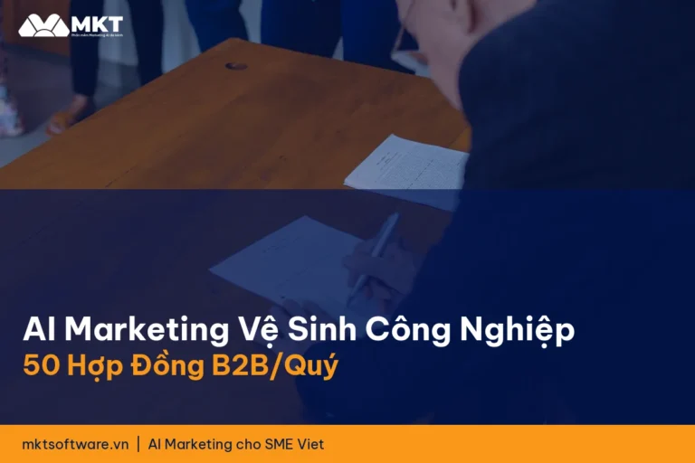 AI Marketing Cho Công Ty Vệ Sinh Công Nghiệp: 50 Hợp Đồng B2B Mỗi Quý